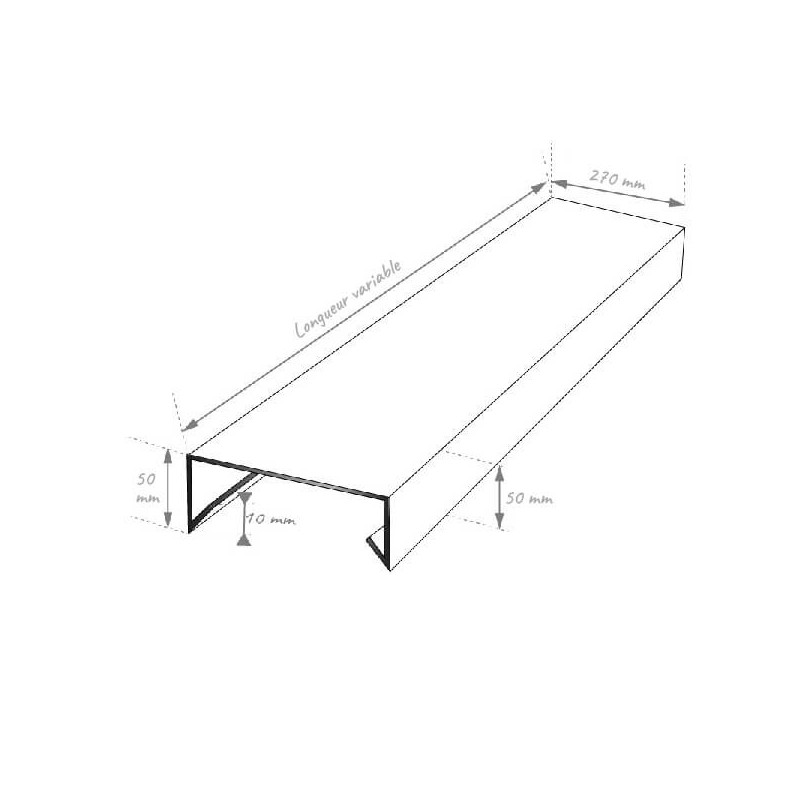 Schéma Couvertine ECO 8 10ème 2m