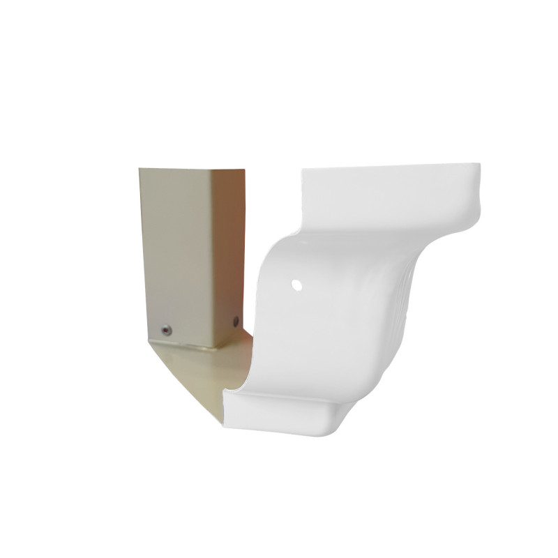 Angle extérieur 90° B3 blanc pour gouttière alu corniche G300