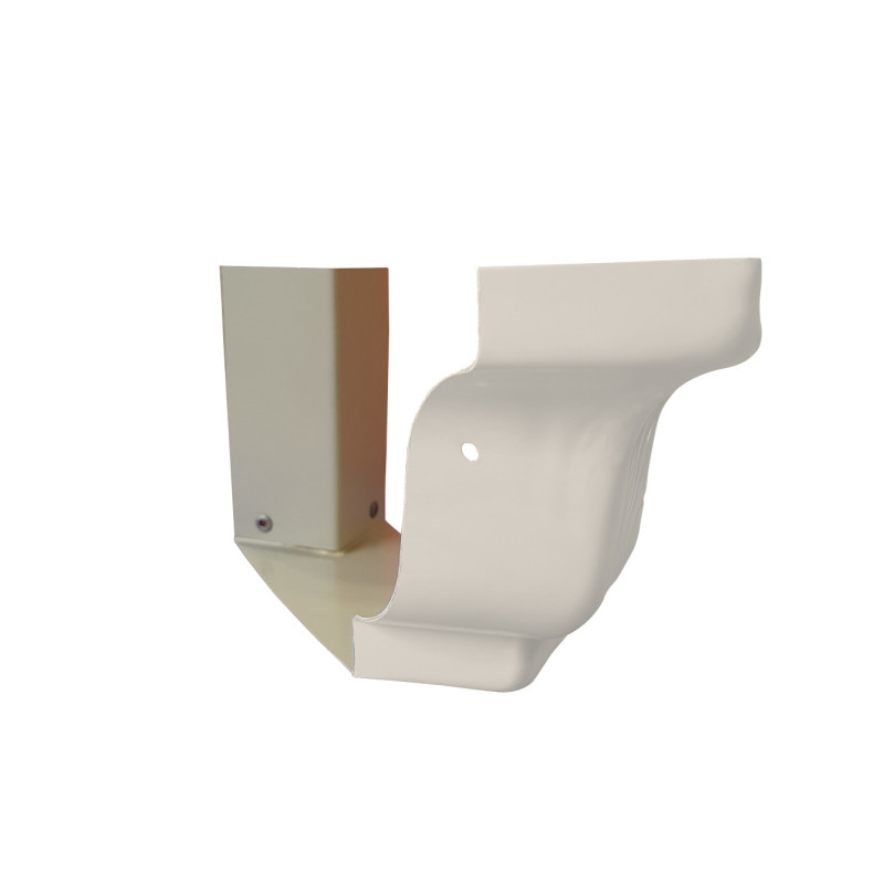 Angle extérieur 90° TP22 beige pour gouttière alu corniche G300