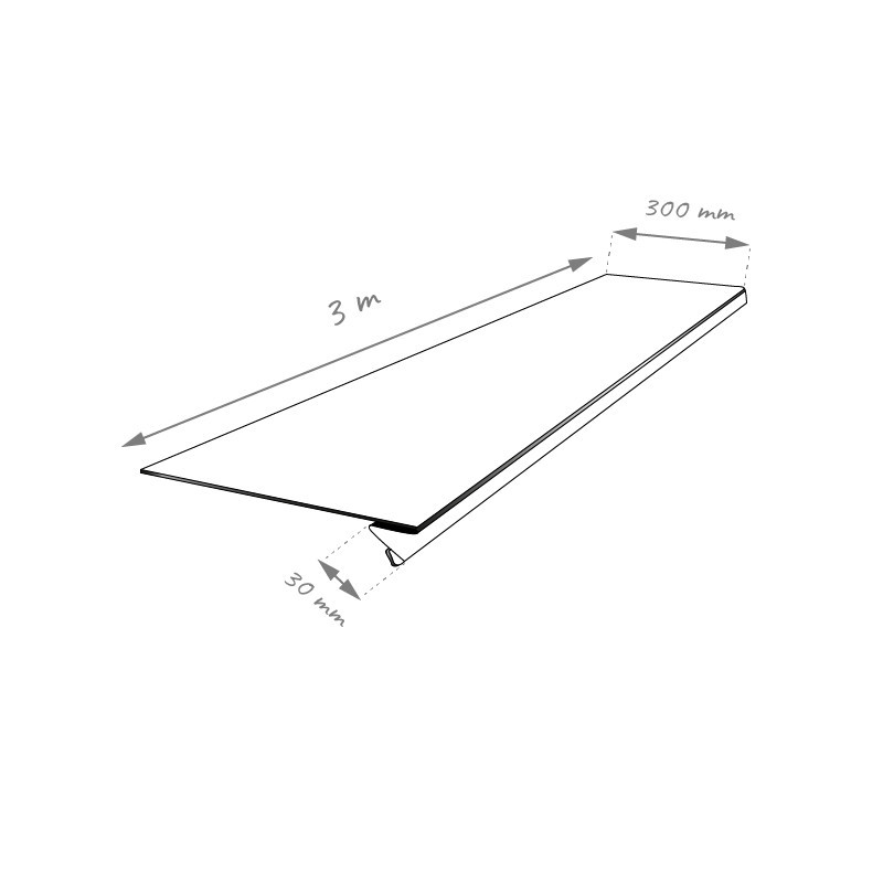 Schéma Doubli 3m gouttière havraise