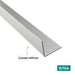 cornière de finition en alu Blanc- RAL 9010 - 6/10e