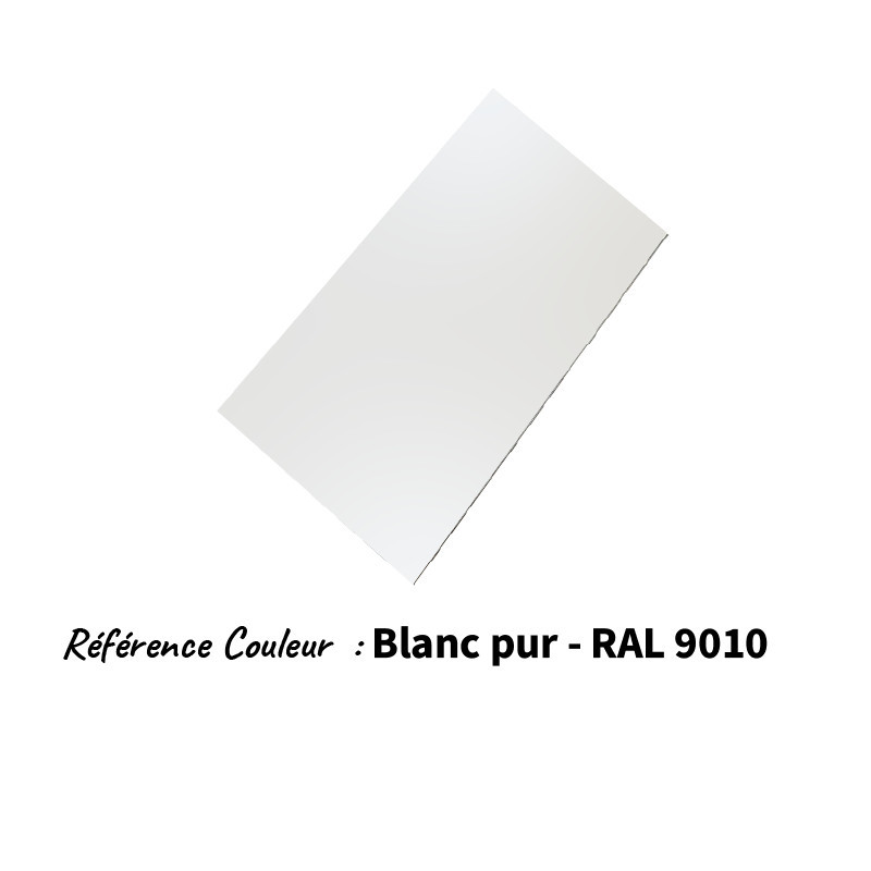 Echantillon de couleur alu RAL 9010 AluHome