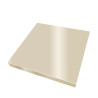 Chapeau de pile de poteau carré en alu - RAL 1015 couleur ivoire Champagne Chapeau de pile de poteau carré en alu - RAL 1015 couleur ivoire Champagne