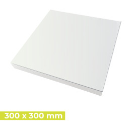 habillage de poteau en alu pour pilier de portail de couleur BLANC