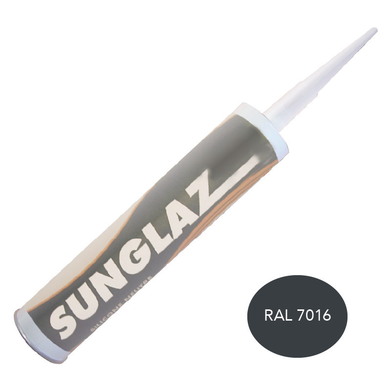 Silicone Gris Anthracite RAL 7016 310ML qualité Professionnelle