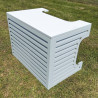Cache-clim en alu aluhome 15/10ème standard ou sur-mesure - RAL 9010 Cache-clim en alu aluhome 15/10ème standard ou sur-mesure - RAL 9010