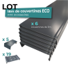 18m de couvertines RAL 7016  alu 285mm de large