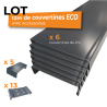 12m de couvertines RAL 7016  alu 285mm de large