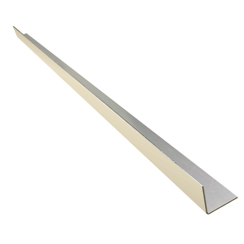 Cornière alu 6/10e de 3m Ivoire clair Cornière alu 6/10e de 3m Ivoire clair