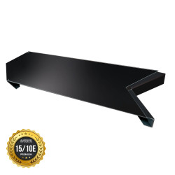 Angle 135° premium couvertine aluminium RAL9005 - 410mm