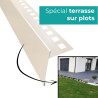 Notre profilé star des terrasses pour une finition facile et impeccable de vos dalles sur plots Notre profilé star des terrasses pour une finition facile et impeccable de vos dalles sur plots