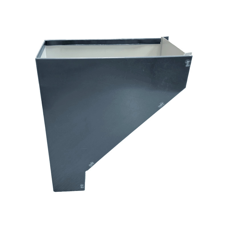 Cuvette de branchement gris 7016 descente rectangulaire 60x80mm