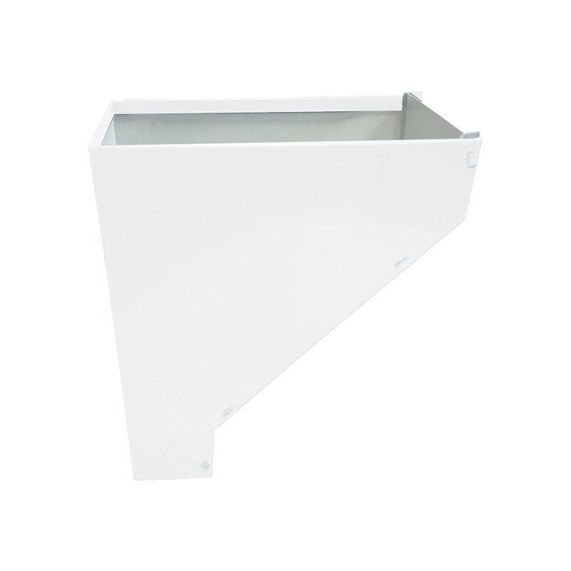 Cuvette de branchement alu descente 60x80 blanc