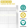 Lames d'occultation aluminium RAL 9010 - Aluhome Lames d'occultation aluminium RAL 9010 - Aluhome