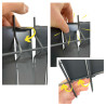 voilà comment installer les lamelles pour une fixation parfaite au grillage voilà comment installer les lamelles pour une fixation parfaite au grillage