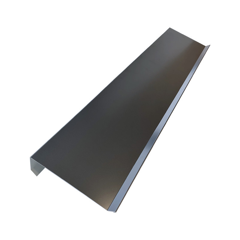 Habillage de rive alu 6/10ème 3m grand angle couleur BA6 Habillage de rive alu 6/10ème 3m grand angle couleur BA6