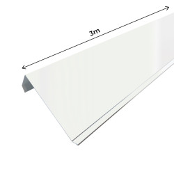 Habillage de rive alu 6/10ème dimensions 3m couleur B3