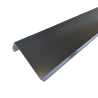 Habillage de rive alu 6/10ème 3m gris anthracite - BA6 Habillage de rive alu 6/10ème 3m gris anthracite - BA6