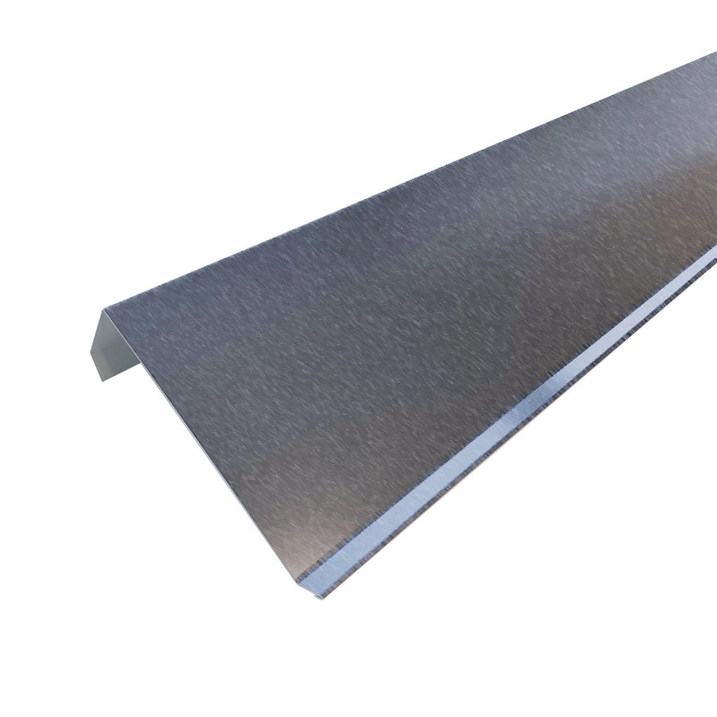 Habillage de rive alu 6/10ème 2m gris antique