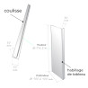 dimensions de 2 éléments pliés en alu pour l'habillage de votre contour de fenêtre dimensions de 2 éléments pliés en alu pour l'habillage de votre contour de fenêtre