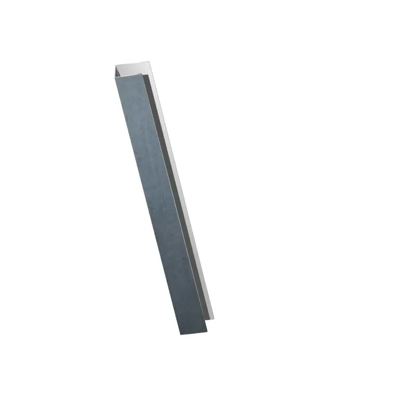 Coulisse pour bardage faux claire-voie couleur gris antique Coulisse pour bardage faux claire-voie couleur gris antique