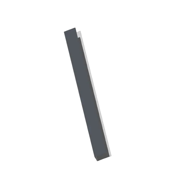 Coulisse pour bardage faux claire-voie couleur gris anthracite Coulisse pour bardage faux claire-voie couleur gris anthracite