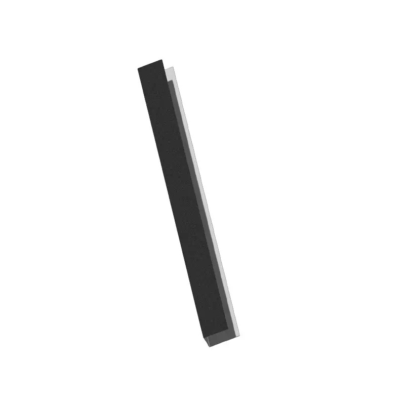 Coulisse pour bardage faux claire-voie couleur noir graphite Coulisse pour bardage faux claire-voie couleur noir graphite