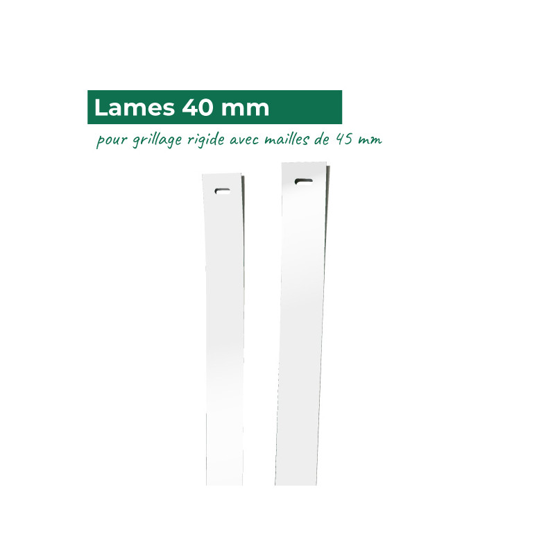 Lames d'occultation pour extrémité de clôture rigide en aluminium - Aluhome Lames d'occultation pour extrémité de clôture rigide en aluminium - Aluhome