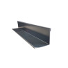 Cornière de finition pour bardage faux claire voie 3M - Gris anthracite Cornière de finition pour bardage faux claire voie 3M - Gris anthracite