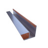 Profilé d'angle pour bardage bardage faux claire voie - 3M - Chêne doré Profilé d'angle pour bardage bardage faux claire voie - 3M - Chêne doré