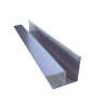 Profilé d'angle pour bardage bardage faux claire voie - 3M - Gris antique Profilé d'angle pour bardage bardage faux claire voie - 3M - Gris antique