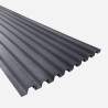 Plaque de bardage double laquage gris anthracite Plaque de bardage double laquage gris anthracite