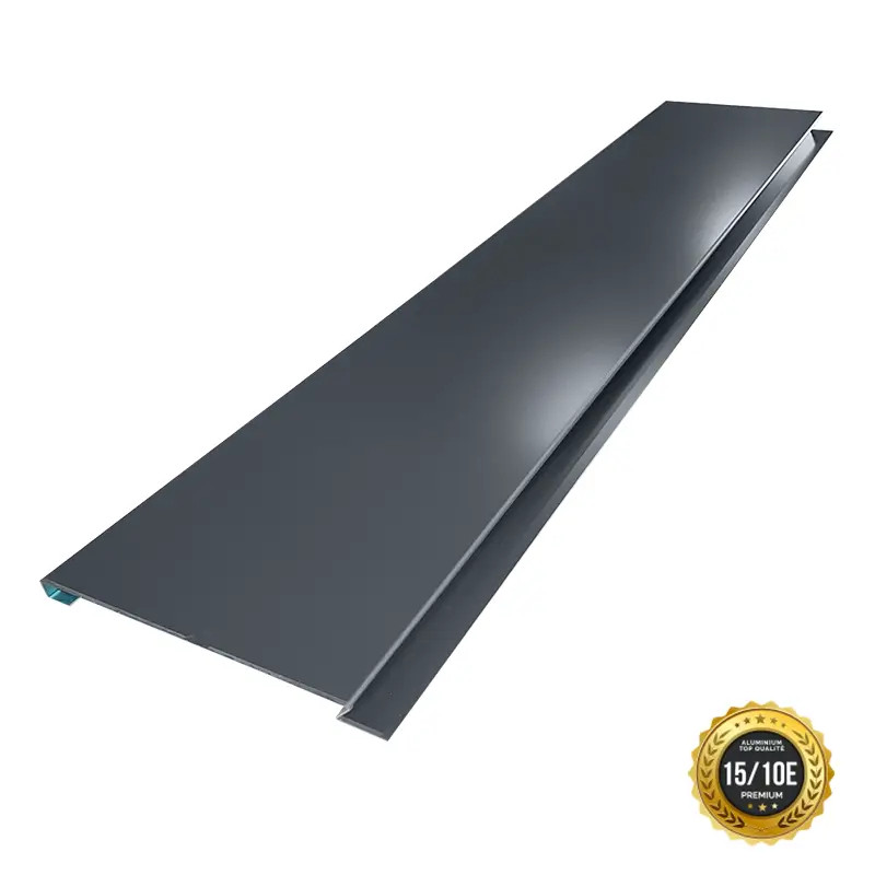 Lames de bardage lisses - 3ml - gris anthracite Lames de bardage lisses - 3ml - gris anthracite