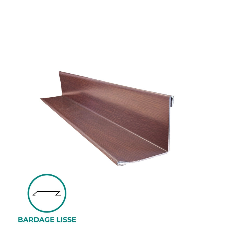 Cornière de finition pour bardage lames lisses 3M - chêne doré Cornière de finition pour bardage lames lisses 3M - chêne doré