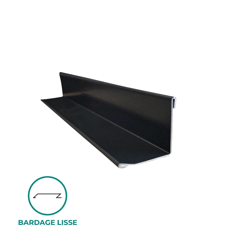 Cornière de finition pour bardage lames lisses 3M - NG18 Cornière de finition pour bardage lames lisses 3M - NG18