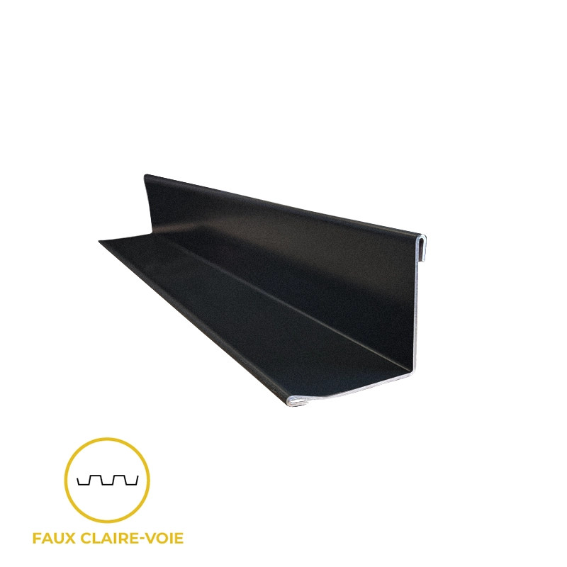 Cornière de finition pour bardage faux claire voie 3M - NG18 Cornière de finition pour bardage faux claire voie 3M - NG18