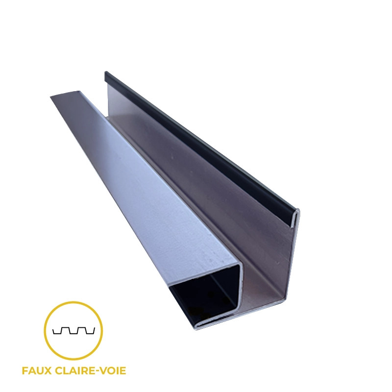 Profilé d'angle pour bardage bardage faux claire voie - 3M - NG18 Profilé d'angle pour bardage bardage faux claire voie - 3M - NG18