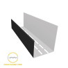 Coulisse ventilé pour bardage faux claire-voie couleur noir graphite Coulisse ventilé pour bardage faux claire-voie couleur noir graphite