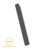 Coulisse pour bardage faux claire-voie couleur gris anthracite Coulisse pour bardage faux claire-voie couleur gris anthracite