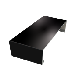 Eclisse extérieure couvertine alu - RAL 9005