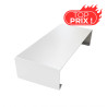 Eclisse extérieure couvertine alu - RAL 9010 Eclisse extérieure couvertine alu - RAL 9010