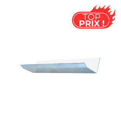 Talon mural ECO 283mm RAL9010 en alu