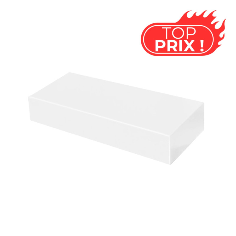 Fond alu ECO RAL 9010 pour couvertine profilée de 2 à 4 m
