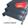 lot de 6 couvertines 2m ECO RAL 7016 en alu 8 10eme 270 mm lot de 6 couvertines 2m ECO RAL 7016 en alu 8 10eme 270 mm