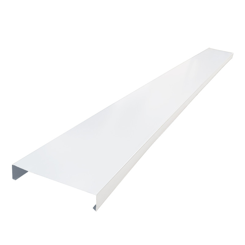 Couvertine en entier 3m ECO RAL 9010 en alu 8 10eme 270 mm