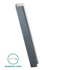 Coulisse pour bardage faux claire-voie couleur gris antique bardage lames lisses Coulisse pour bardage faux claire-voie couleur gris antique bardage lames lisses