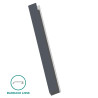 Coulisse pour bardage faux claire-voie couleur gris anthracite bardage lames lisses Coulisse pour bardage faux claire-voie couleur gris anthracite bardage lames lisses