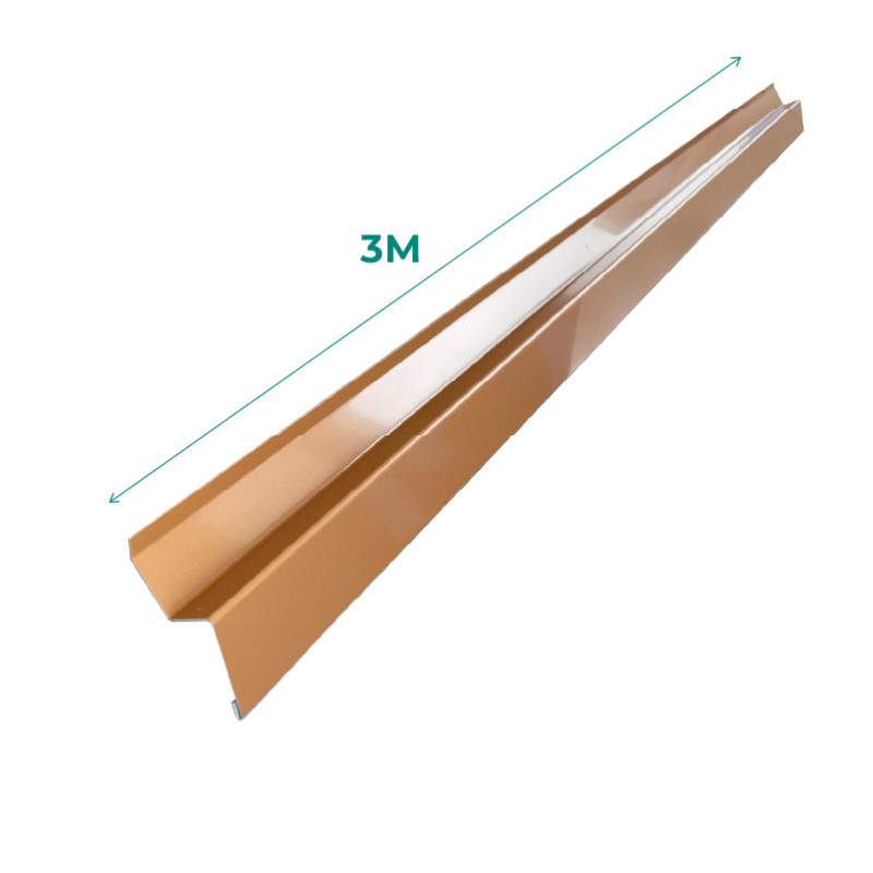 Bande à solin pour rénovation en aluminium 6/10ème C9 - 3mètres