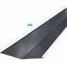 Bande de noue conique 400/185 en alu 7/10ème BA6 - 3mètres Bande de noue conique 400/185 en alu 7/10ème BA6 - 3mètres
