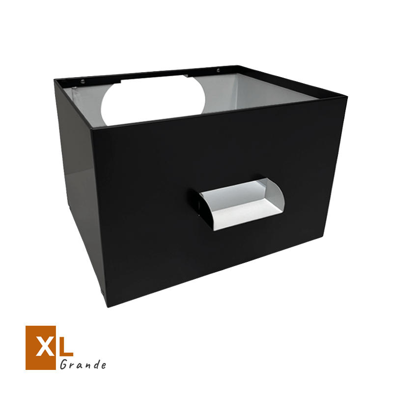 Boite a eau XL en alu noir foncé